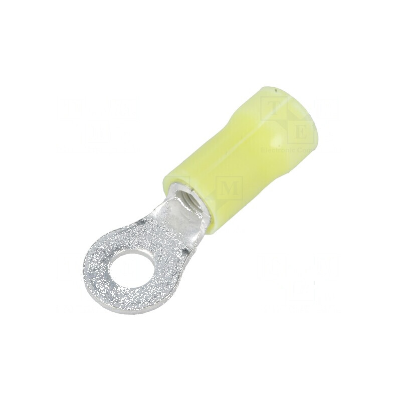 Vârf inelar M4 Ø 4,17mm pentru cablu cupru 2,62÷6,64mm2 crimpat | Electronic-mag.ro | Componente Electronice