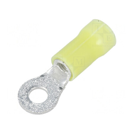 Vârf inelar M4 Ø 4,17mm pentru cablu cupru 2,62÷6,64mm2 crimpat | Electronic-mag.ro | Componente Electronice