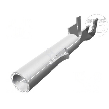 Pin mamă bronz-fosfor cositorit 20AWG÷14AWG pentru cabluri 0,5÷2mm2 în vrac | Electronic-mag.ro | Componente Electronice