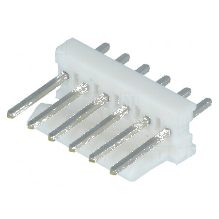 Conector cablu-placă soclu tată PIN 6 2,54mm THT MTA-100 pentru conectare electronică | Electronic-mag.ro | Componente Electronice