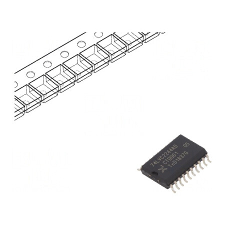 Buffer digital non-inversor IC pentru declanșator linie Ch: 8 SMD | Electronic-mag.ro | Componente Electronice