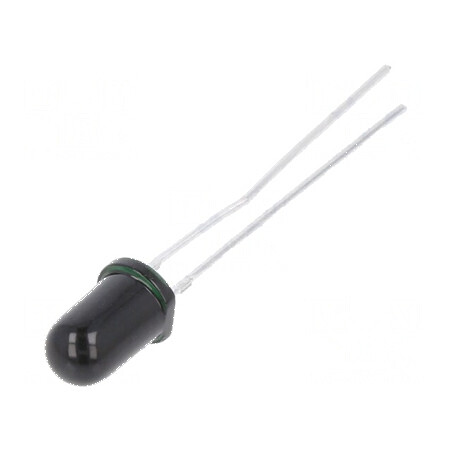 Fotodiodă PIN 5mm THT 940nm 80° 5nA convexă neagră - componentă electronică | Electronic-mag.ro | Componente Electronice