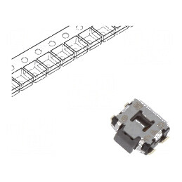 Microîntrerupător TACT SPST 2,2N 0,05A/12VDC SMT EVQP7 | Electronic-mag.ro | Componente Electronice