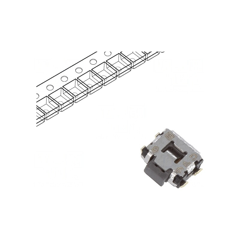 Microîntrerupător TACT SPST 2,2N 0,05A/12VDC SMT EVQP7 | Electronic-mag.ro | Componente Electronice Microîntrerupător TACT SPST 2,2N 0,05A/12VDC SMT EVQP7 | Electronic-mag.ro | Componente Electronice