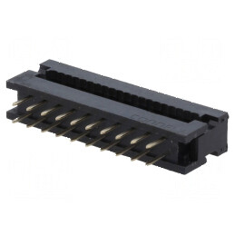Conector IDC adaptor PIN 20 IDC THT pentru cablu-bandă 1,27mm | Electronic-mag.ro | Componente Electronice