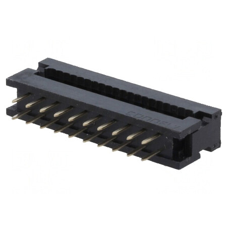 Conector IDC adaptor PIN 20 IDC THT pentru cablu-bandă 1,27mm | Electronic-mag.ro | Componente Electronice