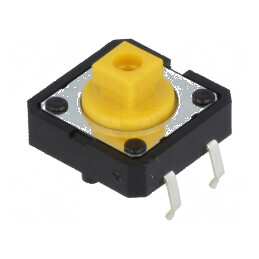 Microîntrerupător TACT SPST-NO 0,05A/24VDC THT Pozitie 2 Fără Contacte | Electronic-mag.ro | Componente Electronice