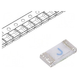 Siguranţă ardere rapidă SMD 500mA 125VAC 63VDC | Electronic-mag.ro | Componente Electronice
