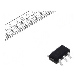 Diodă TVS 6V 0,225W SC74 - 4 Rola ESD pentru Protecție Rețea | Electronic-mag.ro | Componente Electronice