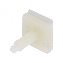 Distanţier PCB poliamidă autoadeziv 12,7mm cu sistem clichet | Electronic-mag.ro | Componente Electronice