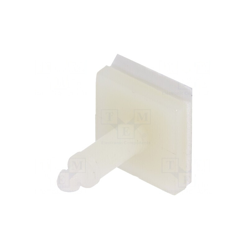 Distanţier PCB poliamidă autoadeziv 12,7mm cu sistem clichet | Electronic-mag.ro | Componente Electronice