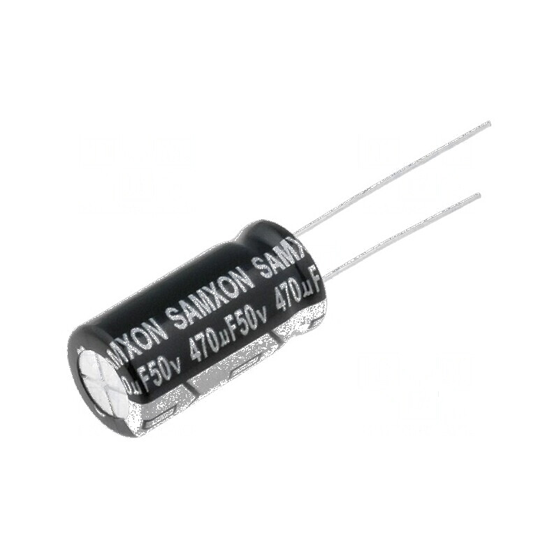 Condensator electrolitic low ESR THT 470uF 50VDC Ø10x20mm pentru aplicații electronice | Electronic-mag.ro | Componente Electronice