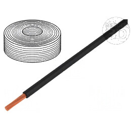 Cablu litat H05Z-K 0,5mm² FRNC negru 300V/500V Clasa 5 | Electronic-mag.ro | Componente Electronice