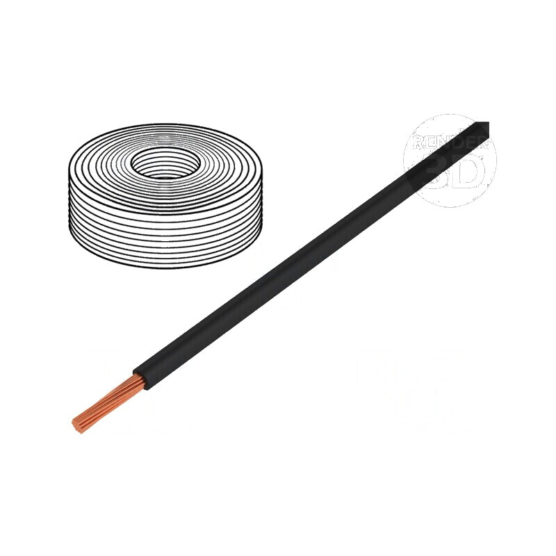 Cablu litat H05Z-K 0,5mm² FRNC negru 300V/500V Clasa 5 | Electronic-mag.ro | Componente Electronice Cablu litat H05Z-K 0,5mm² FRNC negru 300V/500V Clasa 5 | Electronic-mag.ro | Componente Electronice