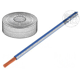 Cablu LiY litat 0,25mm² PVC albastru-alb 900V 250m pentru instalații electrice | Electronic-mag.ro | Componente Electronice