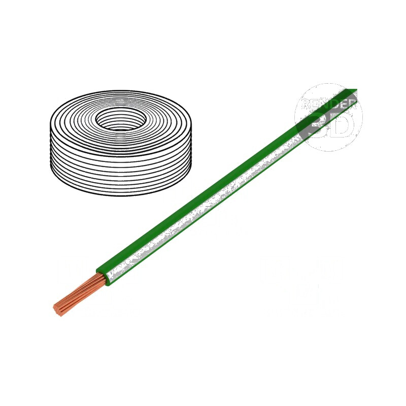 Cablu LiY litat Cu 0,25mm2 PVC verde-alb 900V 250m Clasa 5 - Cablu electric pentru instalații interioare | Electronic-mag.ro | Componente Electronice Cablu LiY litat Cu 0,25mm2 PVC verde-alb 900V 250m Clasa 5 - Cablu electric pentru instalații interioare | Electronic-mag.ro | Componente Electronice