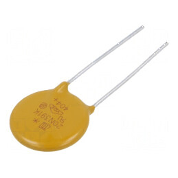 Varistor oxid de zinc THT 250VAC 320VDC 390V 6,5kA 240J 1W pentru protecția circuitelor electrice | Electronic-mag.ro | Componente Electronice