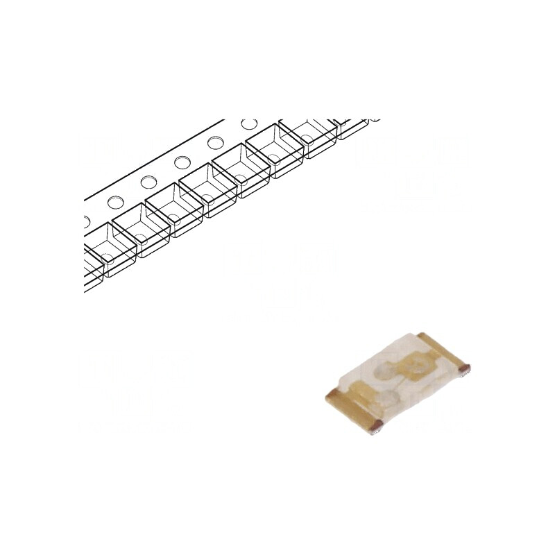 LED SMD 0603 Verde 300-450mcd 1,6x0,8x0,25mm 130° 20mA | Electronic-mag.ro | Componente Electronice