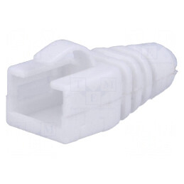 Protecție mufă RJ45 albă pentru rețea | Electronic-mag.ro | Componente Electronice