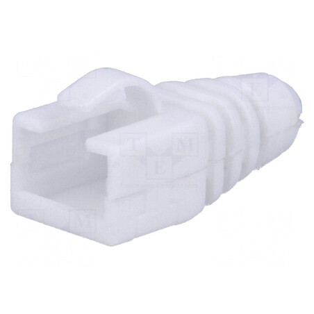 Protecție mufă RJ45 albă pentru rețea | Electronic-mag.ro | Componente Electronice