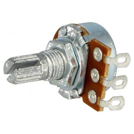 Potenţiometru axial 50kΩ 63mW pe cablu 6mm | Electronic-mag.ro | Componente Electronice