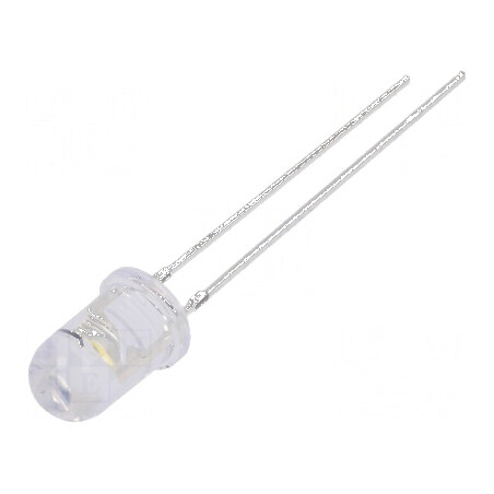 LED 5mm Alb Cald 5800mcd 60° Convex 5,5-20V | Electronic-mag.ro | Componente Electronice