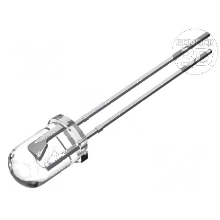 LED 5mm alb cald clipire 7000-8400mcd 30° 20mA | Electronic-mag.ro | Componente Electronice
