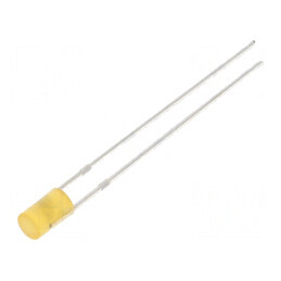 LED 3mm Portocalie 330mcd 140° Plat | Electronic-mag.ro | Componente Electronice