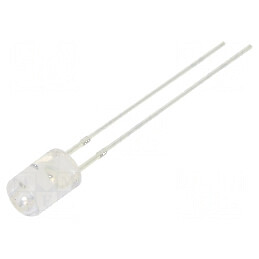 LED 5mm roșie 1000mcd 100° plat - CRLED | Electronic-mag.ro | Componente Electronice
