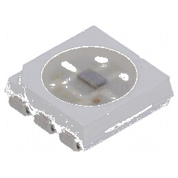 LED RGB 120° 20mA 5x5x1,5mm cu clipire, 3 culori | Electronic-mag.ro | Componente Electronice