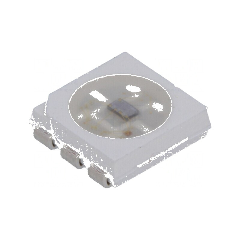 LED RGB 120° 20mA 5x5x1,5mm cu clipire, 3 culori | Electronic-mag.ro | Componente Electronice