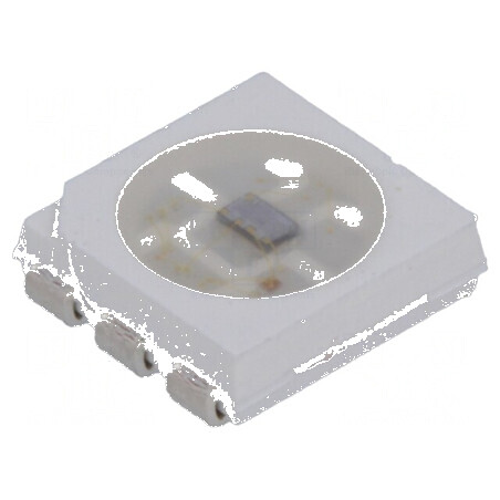 LED RGB 120° 20mA 5x5x1,5mm cu clipire, 3 culori | Electronic-mag.ro | Componente Electronice
