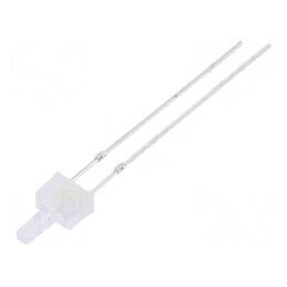 LED alb rece 2mm 750-1120mcd 90° plat 10000K | Electronic-mag.ro | Componente Electronice