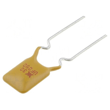 Siguranţă polimerică PTC 0,9A 7,4x12,2mm 5mm | Electronic-mag.ro | Componente Electronice