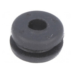 Manșon cauciuc negru 8mm x 4mm -30÷90°C | Electronic-mag.ro | Componente Electronice