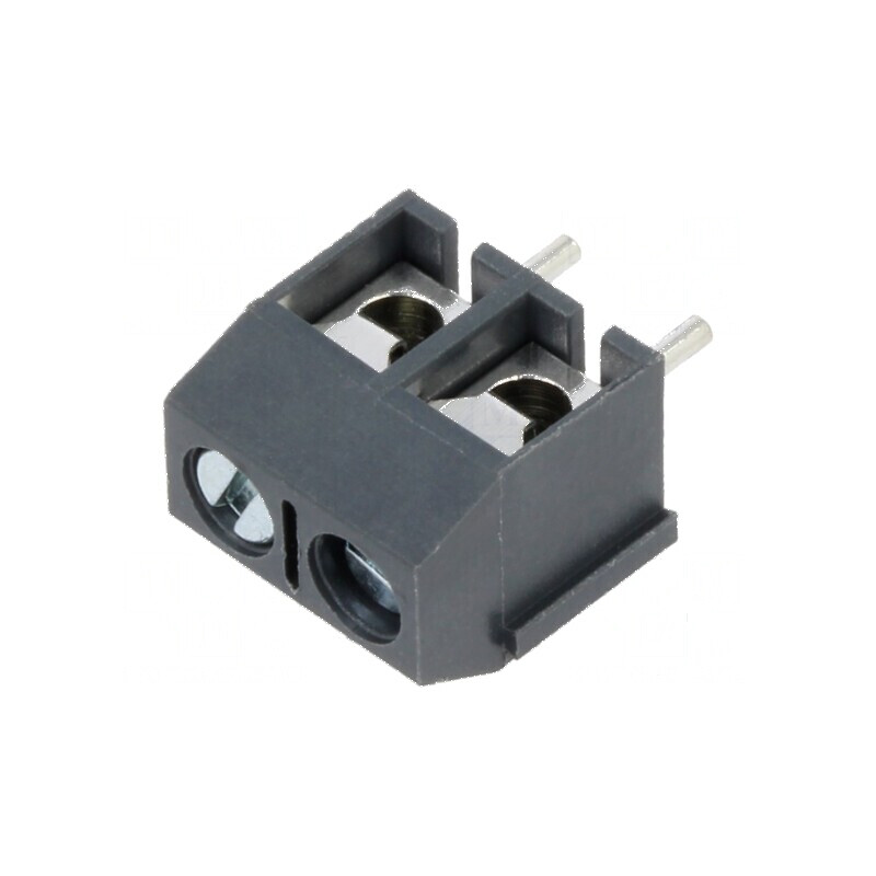 Regletă de conexiuni PCB 90° 5mm 2 piste 2,5mm² | Electronic-mag.ro | Componente Electronice Regletă de conexiuni PCB 90° 5mm 2 piste 2,5mm² | Electronic-mag.ro | Componente Electronice