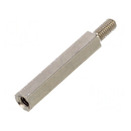 Piuliță distanțieră filetată 20mm M2.5 hexagonală | Electronic-mag.ro | Componente Electronice