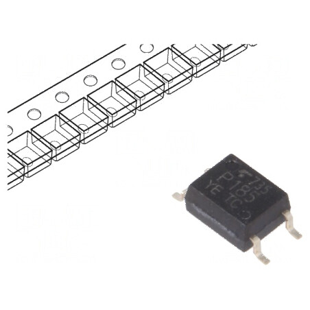 Optocuplor SMD 3,75kV 80V SO6 | Electronic-mag.ro | Componente Electronice