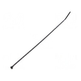 Colier de strângere poliamidă 80N negru 203mm x 2,4mm | Electronic-mag.ro | Componente Electronice