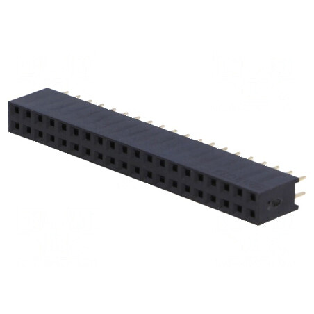 Conector şiruri pini soclu mamă 40 pini 2,54mm THT 2x20 | Electronic-mag.ro | Componente Electronice