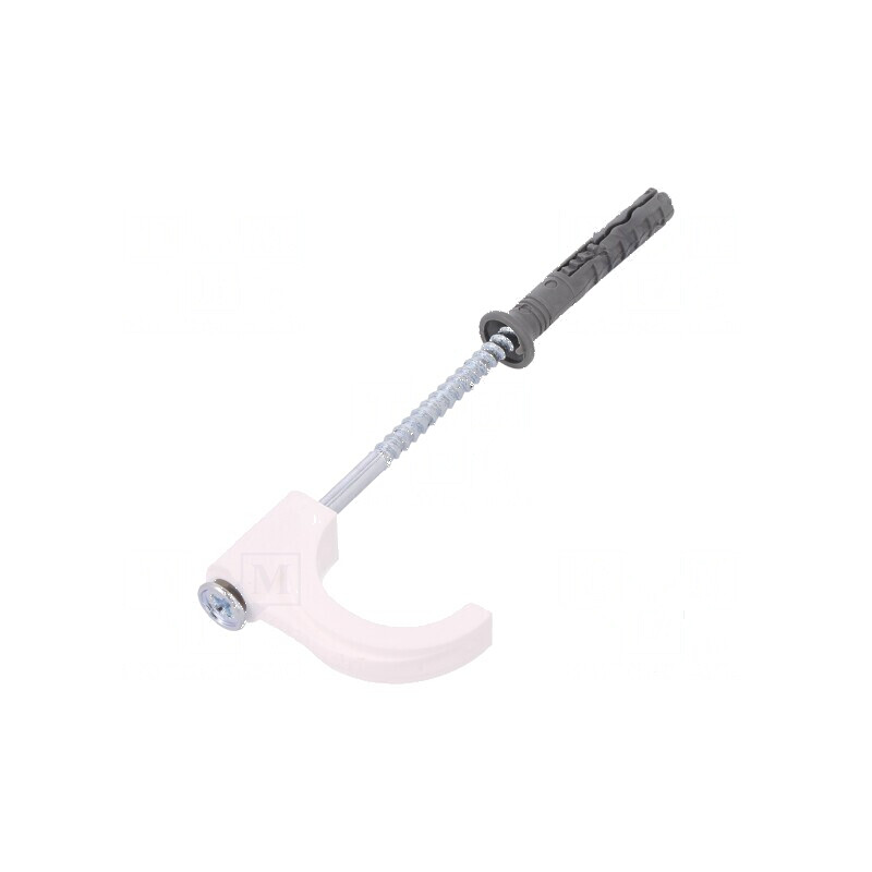 Element de susținere alb Øbuclă 14-25mm Øorif.mont 6mm | Electronic-mag.ro | Componente Electronice Element de susținere alb Øbuclă 14-25mm Øorif.mont 6mm | Electronic-mag.ro | Componente Electronice