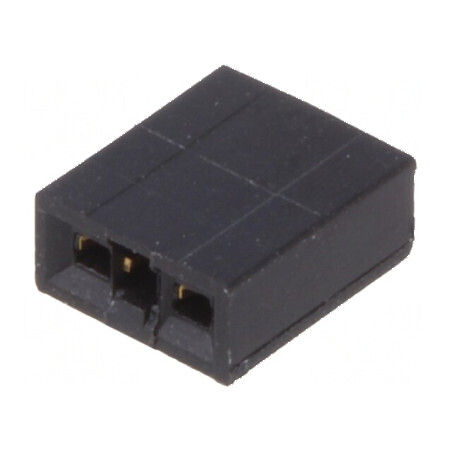 Conector şir pini mamă 2x2,54mm 1x2 | Electronic-mag.ro | Componente Electronice