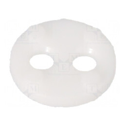 Bucșă de distanțare LED 6,4mm pentru LED-uri 3mm și 5mm, Lungime 1,5mm | Electronic-mag.ro | Componente Electronice