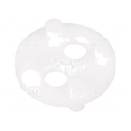 Bucșă de distanțare LED Ø6,4mm pentru LED-uri 3mm și 5mm, Lungime 2,3mm | Electronic-mag.ro | Componente Electronice