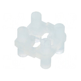 Bucșă de distanțare LED 3mm 5mm Lungime 4,1mm Naturală | Electronic-mag.ro | Componente Electronice