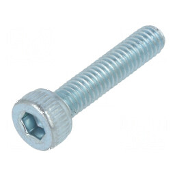 Şurub M2,5x12 Cap Rotund Imbus HEX 2mm Oţel Zincat | Electronic-mag.ro | Componente Electronice