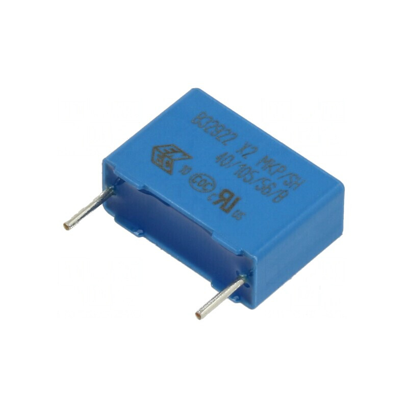 Condensator polipropilenă 0,22uF THT ±10% 15mm 630VDC | Electronic-mag.ro | Componente Electronice