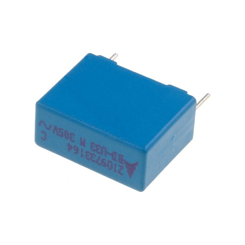 Condensator polipropilenă X2 330nF 8x14x18mm THT ±20% | Electronic-mag.ro | Componente Electronice