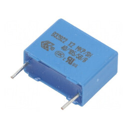 Condensator poliester 330nF 305VAC 15mm ±20% 18x14x8mm | Electronic-mag.ro | Componente Electronice