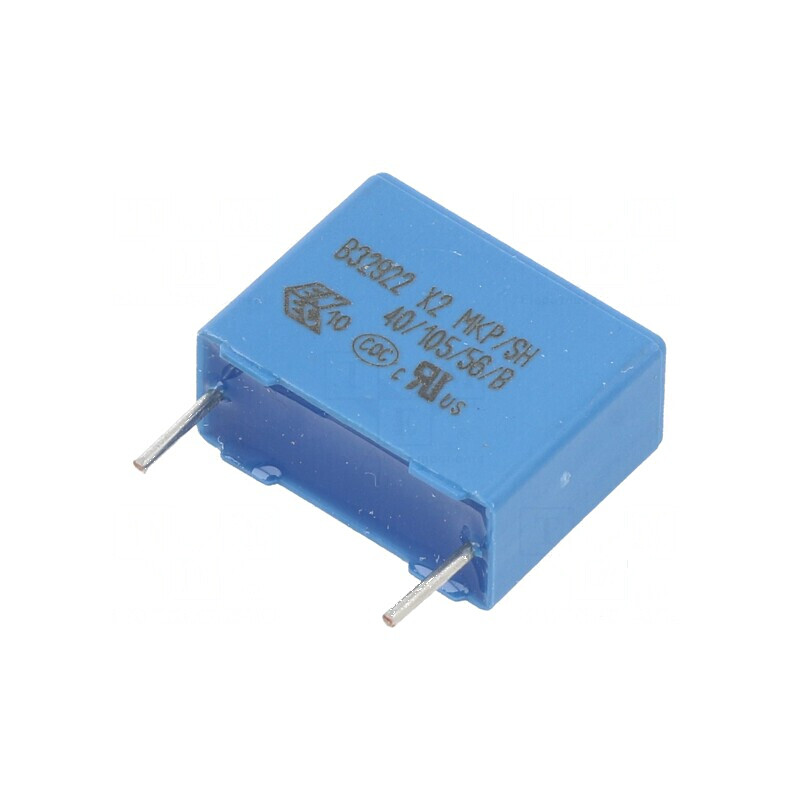 Condensator poliester 330nF 305VAC 15mm ±20% 18x14x8mm | Electronic-mag.ro | Componente Electronice
